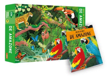 De Amazone - Red De Planeet - Puzzel En Boek | Nieuw, Ophalen of Verzenden, Nieuw, Valentina Bonaguro