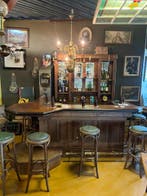 Eiken bar toog café horeca mancave, Ophalen, Gebruikt, Barinrichting