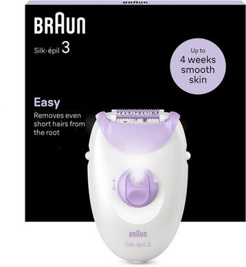 Braun Se3-000 Silk épil Epilator Paars, Verzenden, Nieuw