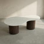 *WOONWINKEL* Organische Salontafel Beige Marmer, Verzenden, Nieuw