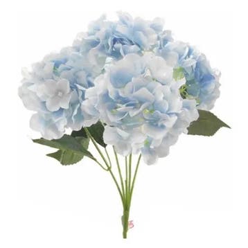 Hortensia boeket Licht Blauw 45 cm, Huis en Inrichting, Ophalen of Verzenden, Nieuw