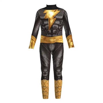 Black Adam met cape - 104 (3-4 Jaar) - Verkleedkleding, Ophalen of Verzenden, Nieuw