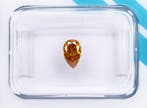 1 pcs Diamant (Natuurlijk gekleurd) - 0.54 ct - Peer - Fancy, Nieuw