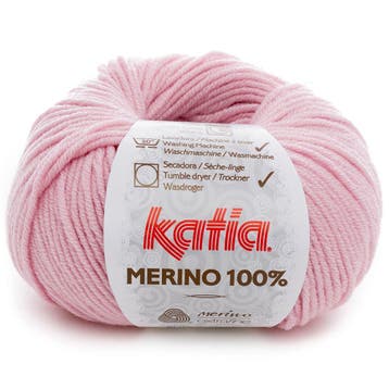 Katia Concept Merino 100% - 07 lichtroze - Wol Garen, Ophalen of Verzenden, Nieuw