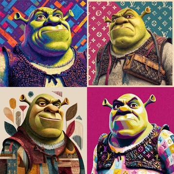 CREATIVE_HUB - Lot of 4 Fashion Shrek from Shrek superslam, Spelcomputers en Games, Nieuw