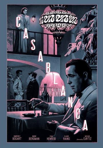 Posters - Poster Casablanca - Casablanca, Verzenden, Zo goed als nieuw