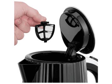 Russell Hobbs -  Eden 1.7 L Waterkoker  - Zwart, Witgoed en Apparatuur, Waterkokers, 1 tot 2 liter, Verzenden, Nieuw