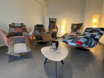 Unieke relaxstoelen, fauteuils en meer bij Patchwork House, Ophalen of Verzenden, Nieuw, Metaal, Unieke Patchwork stoelen