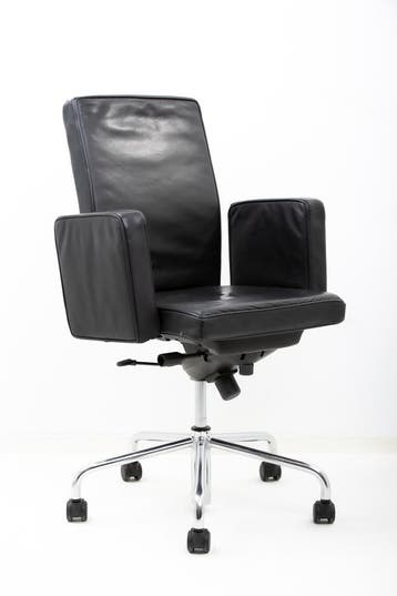 Gebruikte Bulo Pub en Club bureau- en vergaderstoelen leer!, Vergader- of Presentatieruimte, Ophalen of Verzenden, Gebruikt, Stoel