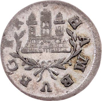 Duitsland. 1 Schilling 1763 / Hamburg (Zonder minimumprijs), Postzegels en Munten