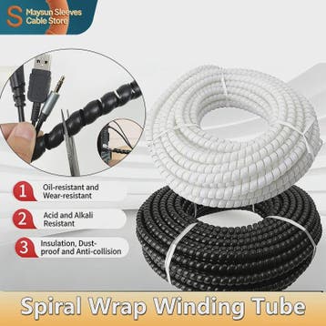 Flexibele Kabel Beschermhoes - Spiralen Kabelgoot voor Kabel, Verzenden, Nieuw