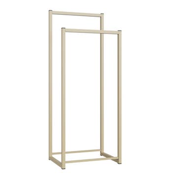 Kledingrek Holtalen 100x40x30 cm camel [en.casa], Huis en Inrichting, Kasten | Kledingkasten, Verzenden, Nieuw