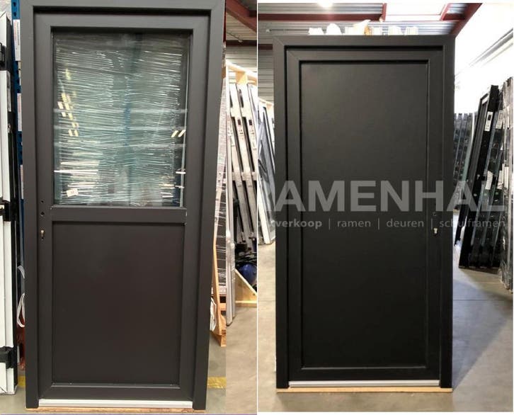 pvc deur, pvc raam,  kunststof kozijn, schuifpui, schuifraam, Doe-het-zelf en Verbouw, Deuren en Horren, Schuifdeur, Nieuw, Glas