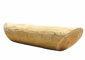 Douglas rondhout schoor 60 cm lang | Kopmaat 11-12 cm, Verzenden, Nieuw