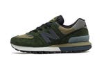 New Balance 574 Legacy Stone Island Dark Green, Nieuw