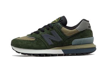 New Balance 574 Legacy Stone Island Dark Green, Nieuw