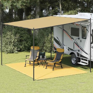 vidaXL Tenttapijt 300x400 cm beige, Verzenden, Nieuw