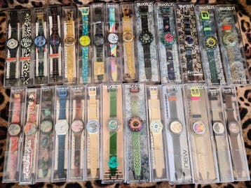 Swatch - Lotto 27 Swatch Scuba 200,Automatici,Limited, Sieraden, Tassen en Uiterlijk, Horloges | Heren, Nieuw