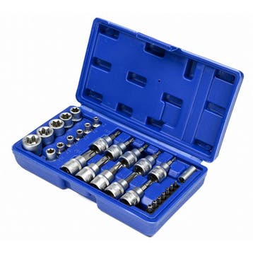 Benson 30-delige Torx-, bit- en doppenset - chroom vanadi..., Ophalen of Verzenden, Nieuw