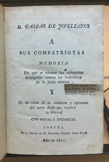 Gaspar Melchor de Jovellanos - D. Gaspar de Jovellanos a sus, Antiek en Kunst