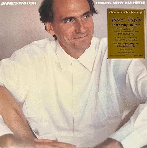 James Taylor - Thats Why Im Here  (vinyl LP), Cd's en Dvd's, Vinyl | Rock, Nieuw in verpakking, 12 inch, Poprock, Verzenden