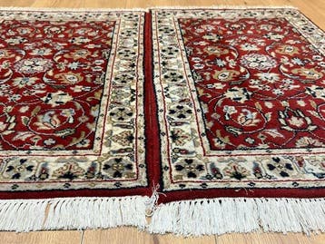 Exquisiet tapijtpaar in Isfahan-stijl, fijne knoopkunst met, Nieuw