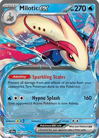 Milotic ex (SSP 042), Hobby en Vrije tijd, Verzamelkaartspellen | Pokémon, Ophalen of Verzenden, Nieuw