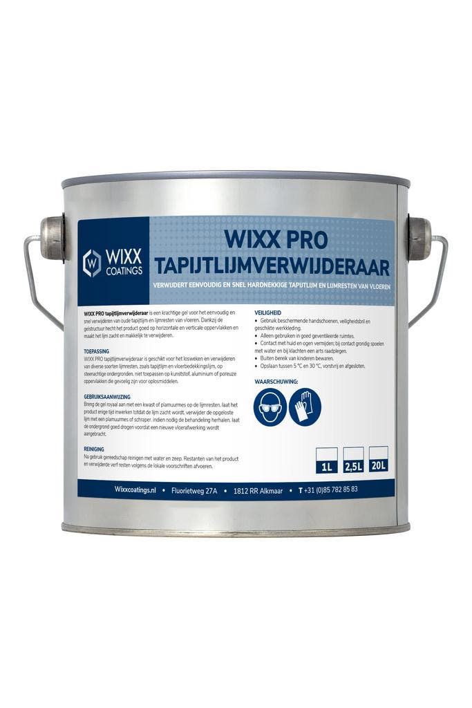 Wixx PRO Tapijtlijmverwijderaar 2.5L, Doe-het-zelf en Verbouw, Verf, Beits en Lak, Verf, Overige kleuren, Nieuw, Minder dan 5 liter
