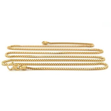 Vieri - Halsketting - Solid Link Chain - 18 karaat Geel goud, Nieuw