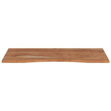 Massief houten tafelblad 120cm | Tweedekansje | OP=OP, Huis en Inrichting, Tafelonderdelen, 100 tot 150 cm, Natuurlijk, Zo goed als nieuw