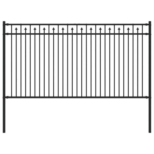 Tuinhek Staal 200x150cm | Tweedekansje | OP=OP, Tuin en Terras, Tuinhekken en Hekwerk, Zo goed als nieuw, Overige materialen, Spijlenhekwerk