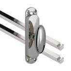 Kruk-espagnolet Ei ovaal glans chroom inclusief 2 stangen, Doe-het-zelf en Verbouw, Deuren en Horren, Verzenden, Nieuw