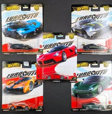 Hot Wheels, Mattel 1:64 - Modelauto (5) - Hot Wheels Premium, Nieuw