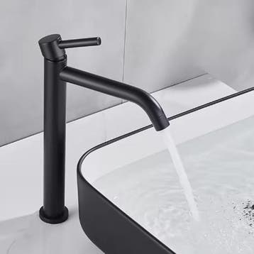 Hoge Badkamer Wastafelkraan Geborsteld Goud – Messing, Verzenden, Nieuw