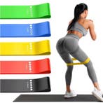 Weerstandsbanden Set – 5 Niveaus Fitness Lussen, Sport en Fitness, Fitnessmaterialen, Verzenden, Nieuw