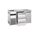 GGM Gastro | Barkoelkast PREMIUM - 1550x700mm - 1 deur & 3 |, Verzenden, Nieuw in verpakking, Meubilair