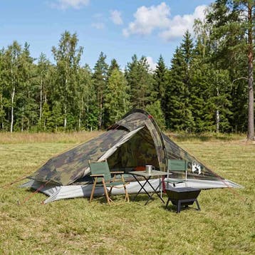vidaXL Backpacking Tent 2-persoons Camouflage, Caravans en Kamperen, Verzenden, Nieuw, Tot en met 2