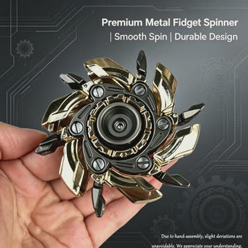 Premium Metalen Deformeerbare Fidget Spinner - EDC Hand Spin, Verzenden, Nieuw