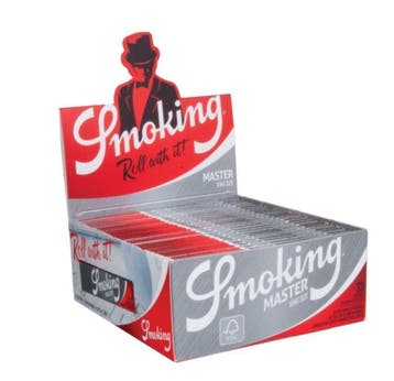 Smoking vloei Master King Size Extra Slim Display (50 stuks), Verzenden, Nieuw