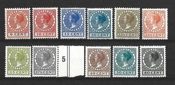 Nederland 1926/1939 - Nederland uit de Veth serie met, Gestempeld