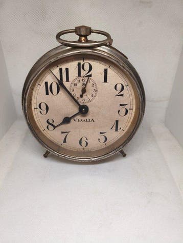 Wekker - Veglia - Metaal - 1930-1940