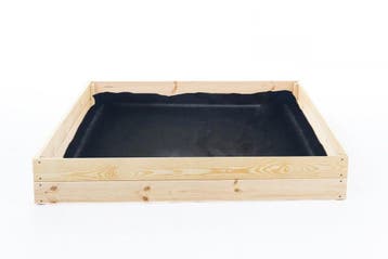 Kweekbak Grenen 120x120 | Met Gronddoek | Laatste Stuks!, Minder dan 30 cm, 100 cm of meer, Vierkant, Nieuw