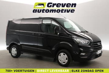 Ford Transit Custom 2.0 TDCI L1H1, Stof, Gebruikt, Euro 6, Zwart