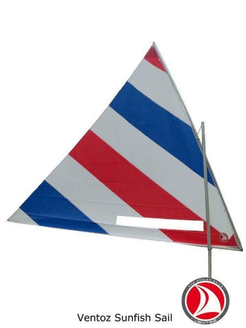 Ventoz Sunfish Zeil - RWB met venster, nieuw!, Verzenden, Nieuw, 3 tot 6 meter, Minder dan 15 m²