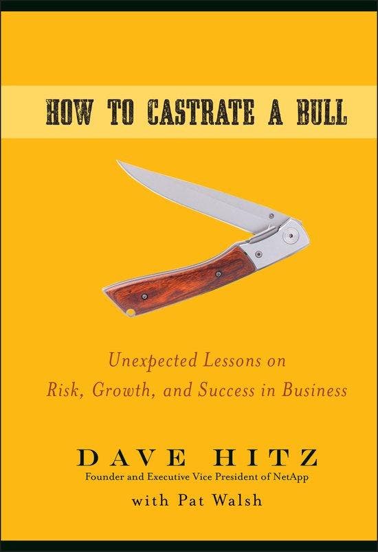 How to Castrate a Bull - Dave Hitz 9780470345238, Boeken, Taal | Engels, Gelezen, Verzenden