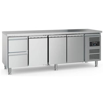 Ecofrost Koelwerkbank | 553L | 3 Deuren + 2 Laden | +2°C/+8°, Ophalen of Verzenden, Nieuw