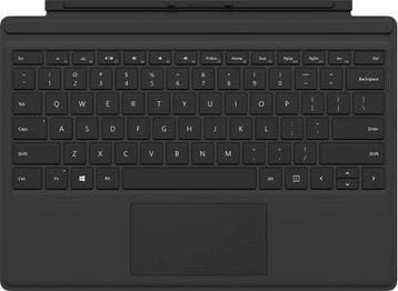 Microsoft Surface Pro Type Cover Zwart , Qwerty Nieuw, Ophalen of Verzenden, Refurbished, Microsoft