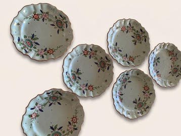 Bord (6) - Keramiek - decoratieve wandborden