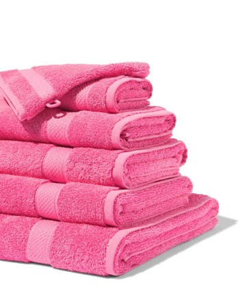 HEMA Handdoeken - zware kwaliteit fuchsia, Verzenden, Nieuw