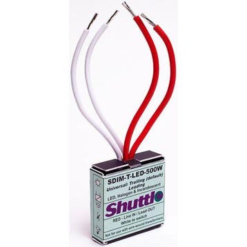 SHUTTLE Dimmodule voor halogeen en LED-lampen 500W  TIP!, Ophalen of Verzenden, Nieuw